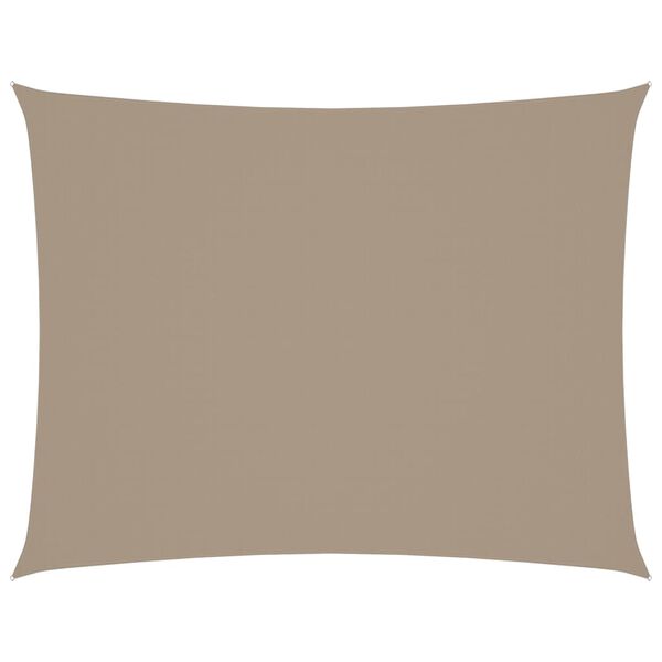 vidaXL Πανί Σκίασης Ορθογώνιο Taupe 2 x 3 μ. από Ύφασμα Oxford