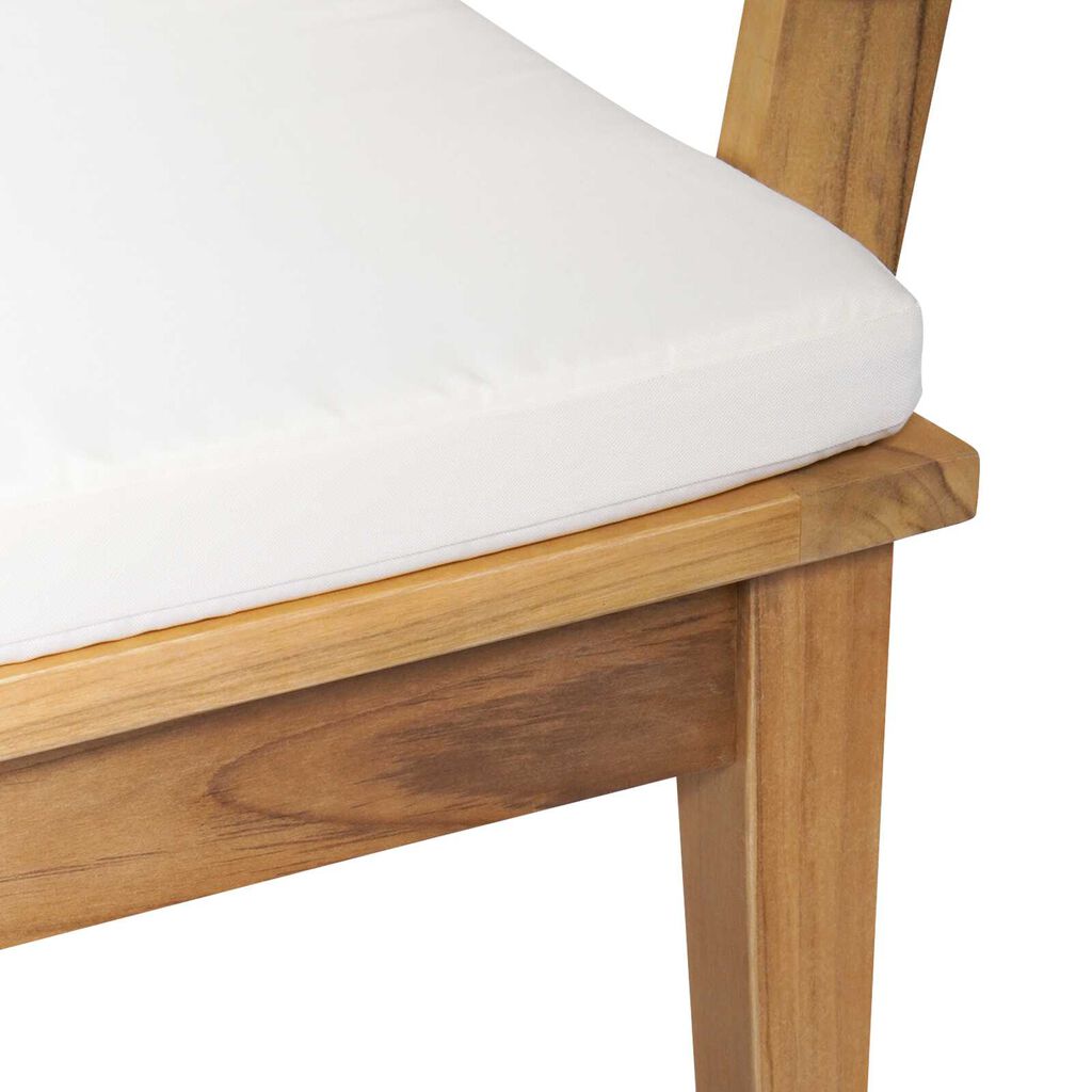 vidaXL Παγκάκι κήπου 2 pcs Καφέ Μασίφ ξύλο teak