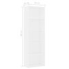 vidaXL Βιβλιοθήκη με 5 Ράφια Λευκή 60 x 30 x 189 εκ. από Επεξ. Ξύλο