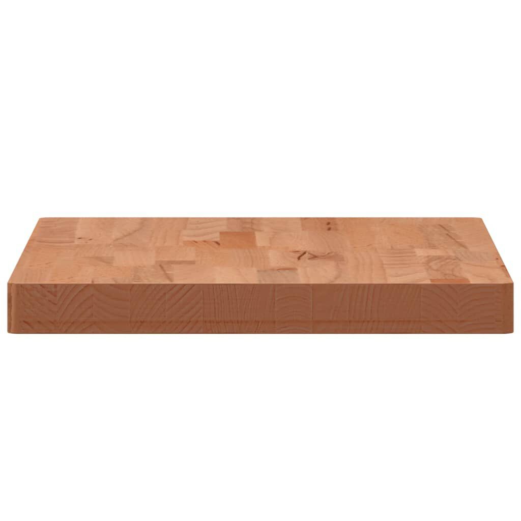 vidaXL Πάγκος Μπάνιου 60x40x4 εκ. από Μασίφ Ξύλο Οξιάς
