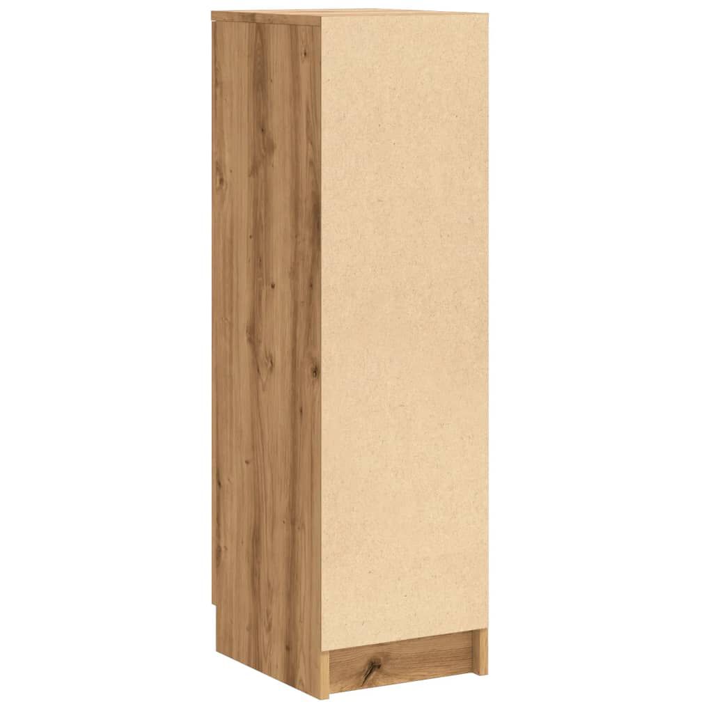 vidaXL Παπουτσοθήκη Χρώμα Αρτισιανή Δρυς 29,5x35x100,5 εκ. Επεξ. Ξύλο
