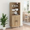 vidaXL Highboard Artisan Oak 69,5 x 34 x 180 &epsilon;&kappa;. &Epsilon;&pi;&epsilon;&xi;&epsilon;&rho;&gamma;&alpha;&sigma;&mu;έ&nu;&omicron; &xi;ύ&lambda;&omicron;