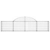 vidaXL Συρματοκιβώτια Τοξωτά 25 τεμ. 200x30x40/60 εκ. Γαλβαν. Ατσάλι
