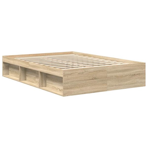 vidaXL Πλαίσιο Κρεβατιού Sonoma Δρυς 120x200 εκ.