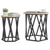 vidaXL Τραπεζάκι σαλονιού 2 pcs Sonoma Δρυς 50 x 50 x 50 cm