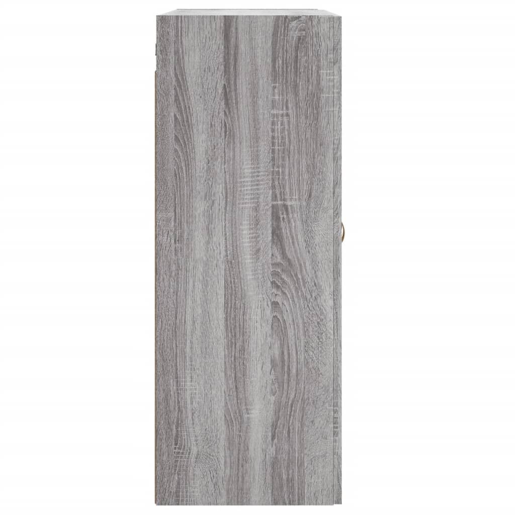 vidaXL Ντουλάπι Επιτοίχιο Γκρι Sonoma 69,5 x 34 x 90 εκ. Επεξεργ. Ξύλο