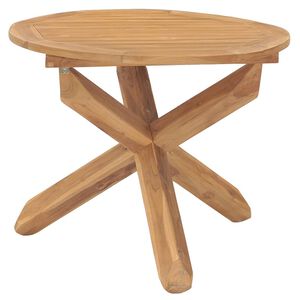 vidaXL &Tau;&rho;&alpha;&pi;έ&zeta;&iota; &Kappa;ή&pi;&omicron;&upsilon; &Oslash;109x74 &epsilon;&kappa;. &alpha;&pi;ό &Mu;&alpha;&sigma;ί&phi; &Xi;ύ&lambda;&omicron; Teak