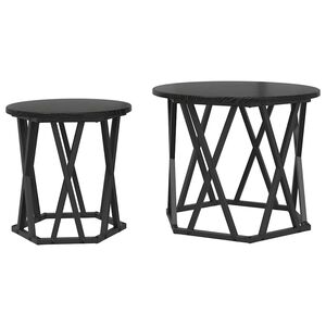 vidaXL &Tau;&rho;&alpha;&pi;&epsilon;&zeta;ά&kappa;&iota; &Pi;&lambda;&epsilon;&upsilon;&rho;ά&sigmaf; 2 pcs &Mu;&alpha;ύ&rho;&eta; &Omicron;&xi;&upsilon;ά &Mu;&eta;&chi;&alpha;&nu;&iota;&sigma;&mu;έ&nu;&omicron; &xi;ύ&lambda;&omicron; &kappa;&alpha;&iota; &alpha;&tau;&sigma;ά&lambda;&iota;