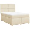 vidaXL &Kappa;&rho;&epsilon;&beta;ά&tau;&iota; Boxspring &mu;&epsilon; &Sigma;&tau;&rho;ώ&mu;&alpha; &Kappa;&rho;&epsilon;&mu; 160x200 &epsilon;&kappa;. &Upsilon;&phi;&alpha;&sigma;&mu;ά&tau;&iota;&nu;&omicron;