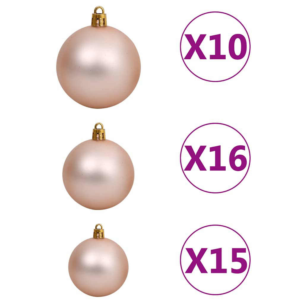 vidaXL Χριστουγεν. Δέντρο Τεχνητό με 300 LED/ Μπάλες/Χιόνι 180 εκ.