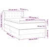 vidaXL &Kappa;&rho;&epsilon;&beta;ά&tau;&iota; Boxspring &mu;&epsilon; &Sigma;&tau;&rho;ώ&mu;&alpha; &Sigma;&kappa;&omicron;ύ&rho;&omicron; &Mu;&pi;&lambda;&epsilon; 100x200 &epsilon;&kappa;. &Beta;&epsilon;&lambda;&omicron;ύ&delta;&iota;&nu;&omicron;