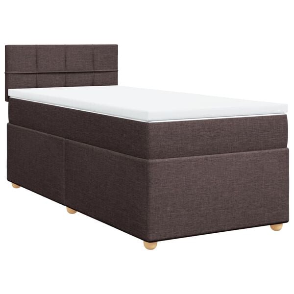 vidaXL &Kappa;&rho;&epsilon;&beta;ά&tau;&iota; Boxspring &mu;&epsilon; &Sigma;&tau;&rho;ώ&mu;&alpha; &Sigma;&kappa;&omicron;ύ&rho;&omicron; &Kappa;&alpha;&phi;έ 90x200 &epsilon;&kappa;. &Upsilon;&phi;&alpha;&sigma;&mu;ά&tau;&iota;&nu;&omicron;