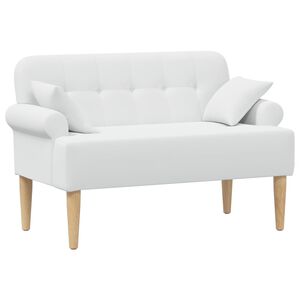 vidaXL Love seat &mu;&epsilon; &kappa;&omicron;&upsilon;&mu;&pi;&iota;ά &Lambda;&epsilon;&upsilon;&kappa;ό 120 x 65 x 79 &epsilon;&kappa; Ύ&phi;&alpha;&sigma;&mu;&alpha;