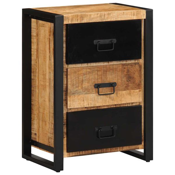 ντουλάπι συρταριών vidaXL 50x35x70 cm Στερεό ακατέργαστο ξύλο Mango