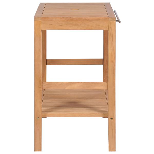 vidaXL Έπιπλο Μπάνιου 74 x 45 x 75 εκ. από Μασίφ Ξύλο Teak