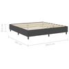 vidaXL &Pi;&lambda;&alpha;ί&sigma;&iota;&omicron; &Kappa;&rho;&epsilon;&beta;&alpha;&tau;&iota;&omicron;ύ Boxspring &Gamma;&kappa;&rho;&iota; 200 x 200 &epsilon;&kappa;. &Upsilon;&phi;&alpha;&sigma;&mu;ά&tau;&iota;&nu;&omicron;