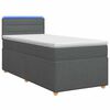 vidaXL &Kappa;&rho;&epsilon;&beta;ά&tau;&iota; Box Spring &mu;&epsilon; &Sigma;&tau;&rho;ώ&mu;&alpha; &kappa;&alpha;&iota; LED &Sigma;&kappa;&omicron;ύ&rho;&omicron; &Gamma;&kappa;&rho;&iota; 90 x 190 cm