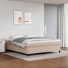 vidaXL &Kappa;&rho;&epsilon;&beta;ά&tau;&iota; Boxspring &mu;&epsilon; &Sigma;&tau;&rho;ώ&mu;&alpha; &Kappa;&alpha;&pi;&omicron;&upsilon;&tau;&sigma;ί&nu;&omicron; 160x200&epsilon;&kappa;.&alpha;&pi;ό &Sigma;&upsilon;&nu;&theta;.&Delta;έ&rho;&mu;&alpha;