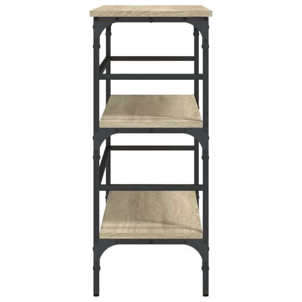 vidaXL Τραπέζι Κονσόλα Sonoma Δρυς 100x32x75 εκ. Επεξεργασμένο Ξύλο
