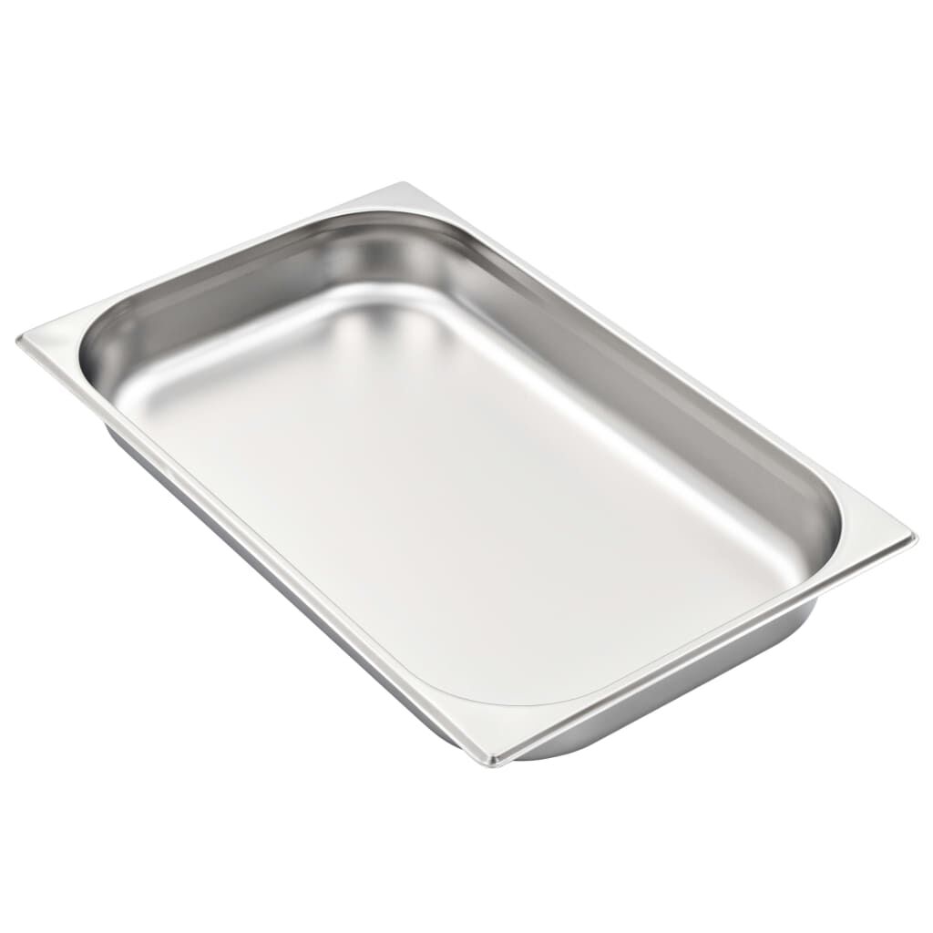 vidaXL Λεκάνες Gastronorm 4 τεμ. GN 1/1 65 χιλ. από Ανοξείδωτο Ατσάλι