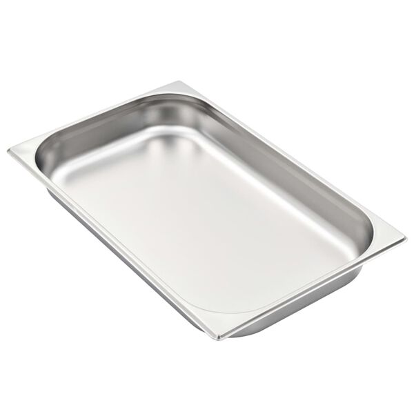 vidaXL Λεκάνες Gastronorm 4 τεμ. GN 1/1 65 χιλ. από Ανοξείδωτο Ατσάλι