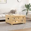 vidaXL Κουτί Αποθήκευσης Corona 90 x 78 x 45 εκ. από Μασίφ Ξύλο Πεύκου