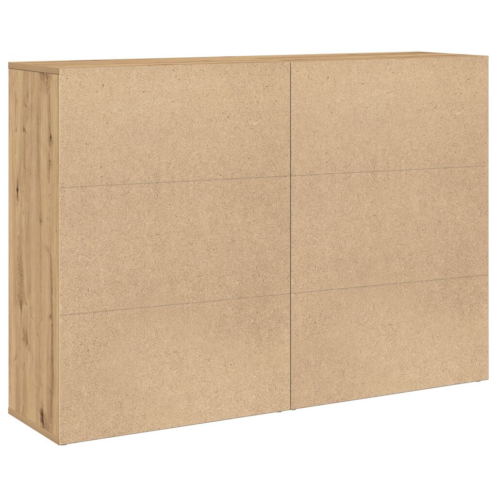 vidaXL Μπουφέ 2 τεμάχια Δρυς 60x31x84 εκ. Επεξεργασμένο Ξύλο