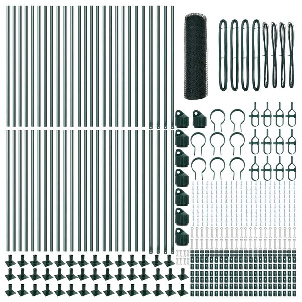 vidaXL &Sigma;&tau;ύ&lambda;&omicron;&sigmaf; &Pi;&epsilon;&rho;&iota;&phi;&rho;ά&xi;&epsilon;&omega;&nu; &Pi;&rho;ά&sigma;&iota;&nu;&omicron; 100 x 0,4 &mu; (25 mm &pi;&lambda;έ&gamma;&mu;&alpha;)