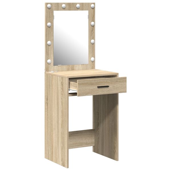 vidaXL Κομοδίνο Sonoma Δρυς 50 x 41 x 135 εκ Επεξεργασμένο ξύλο
