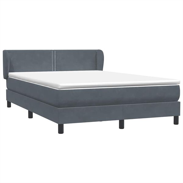 vidaXL &Kappa;&rho;&epsilon;&beta;ά&tau;&iota; Boxspring &mu;&epsilon; &Sigma;&tau;&rho;ώ&mu;&alpha; &Sigma;&kappa;&omicron;ύ&rho;&omicron; &Gamma;&kappa;&rho;&iota; 140x210 &epsilon;&kappa;. &Beta;&epsilon;&lambda;&omicron;ύ&delta;&iota;&nu;&omicron;