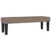 vidaXL Κρεβάτι Boxspring με Στρώμα Taupe 200x200 εκ. Υφασμάτινο