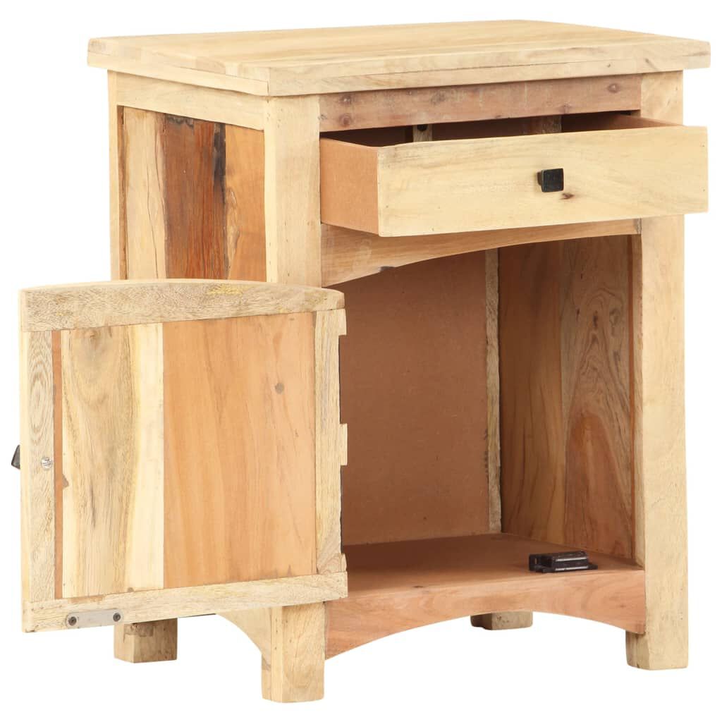 vidaXL Κομοδίνο 40 x 30 x 50 εκ. από Μασίφ Ανακυκλωμένο Ξύλο