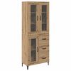 vidaXL Highboard Artisan Oak 69,5 x 34 x 180 &epsilon;&kappa;. &Epsilon;&pi;&epsilon;&xi;&epsilon;&rho;&gamma;&alpha;&sigma;&mu;έ&nu;&omicron; &xi;ύ&lambda;&omicron;