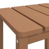 vidaXL Τραπέζι Κήπου Adirondack Καφέ 38 x 38 x 46 εκ. από HDPE