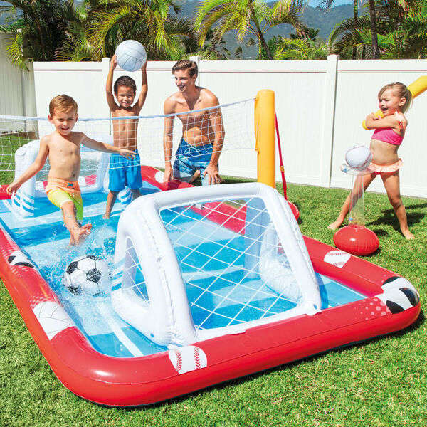 Intex Πισίνα Φουσκωτή Action Sports Play Center 325 x 267 x 102 εκ.