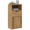vidaXL Συρταριέρα με Συρτάρι ODDA 40x24x79 εκ. από Μασίφ Ξύλο Πεύκου