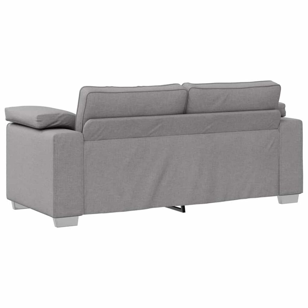 vidaXL Καναπές με μαξιλάρι Σκίουρος Γκρί 180 x 77 x 82 εκ ύφασμα