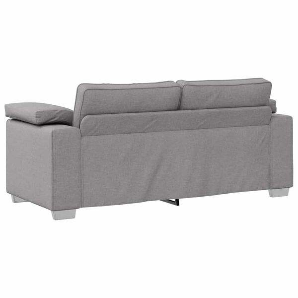 vidaXL Καναπές με μαξιλάρι Σκίουρος Γκρί 180 x 77 x 82 εκ ύφασμα