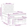 vidaXL &Kappa;&rho;&epsilon;&beta;ά&tau;&iota; Boxspring &mu;&epsilon; &Sigma;&tau;&rho;ώ&mu;&alpha; &Sigma;&kappa;&omicron;ύ&rho;&omicron; &Gamma;&kappa;&rho;&iota; 120x190 &epsilon;&kappa; &Upsilon;&phi;&alpha;&sigma;&mu;ά&tau;&iota;&nu;&omicron;