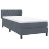 vidaXL &Kappa;&rho;&epsilon;&beta;ά&tau;&iota; Boxspring &mu;&epsilon; &Sigma;&tau;&rho;ώ&mu;&alpha; &Sigma;&kappa;&omicron;ύ&rho;&omicron; &Gamma;&kappa;&rho;&iota; 90x210 &epsilon;&kappa;. &Beta;&epsilon;&lambda;&omicron;ύ&delta;&iota;&nu;&omicron;