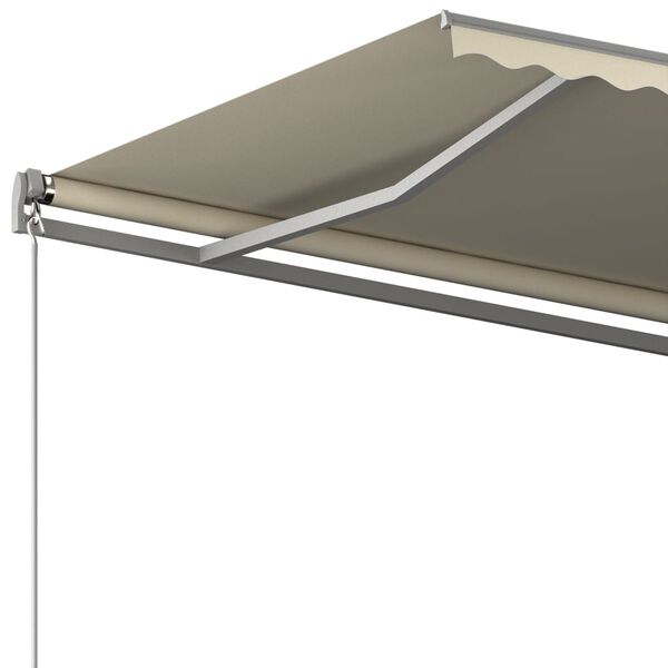 vidaXL Τέντα Αυτόματη Ανεξάρτητη Κρεμ 600x350 εκ.