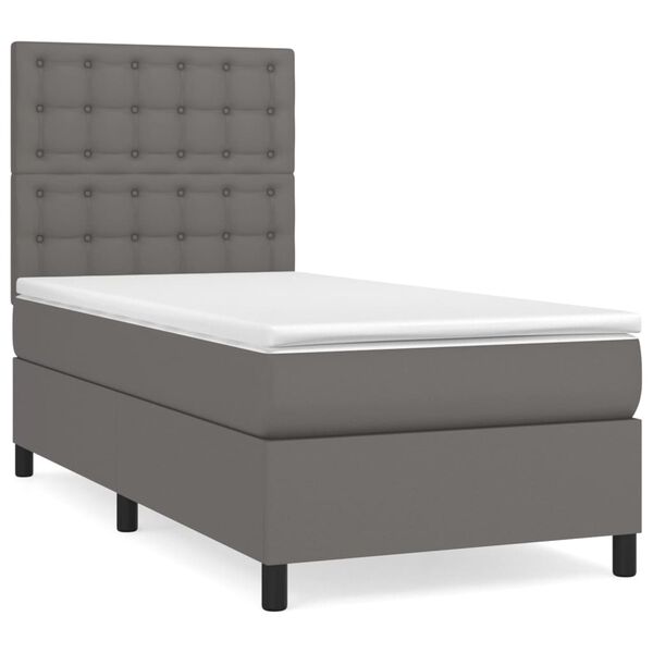 vidaXL &Kappa;&rho;&epsilon;&beta;ά&tau;&iota; Boxspring &mu;&epsilon; &Sigma;&tau;&rho;ώ&mu;&alpha; &Gamma;&kappa;&rho;&iota; 100x200&epsilon;&kappa;. &alpha;&pi;ό &Sigma;&upsilon;&nu;&theta;&epsilon;&tau;&iota;&kappa;ό &Delta;έ&rho;&mu;&alpha;