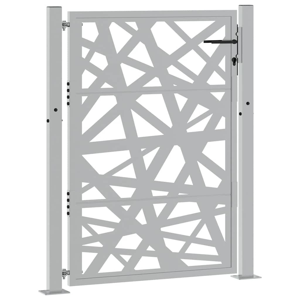vidaXL Πύλη κήπου 105x130 cm από χάλυβα καιρικές συνθήκες Light Design