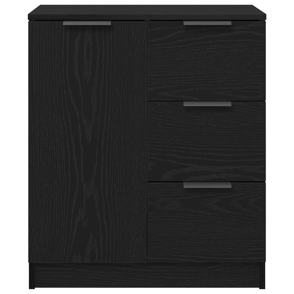 vidaXL Μαύρος Διπλωμένος Μπουφές 60x30x70 εκ. Κατασκευασμένος από Επεξεργασμένο Ξύλο