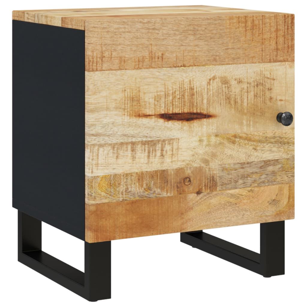 vidaXL Κομοδίνο 40 x 33 x 46 εκ. από Μασίφ Ξύλο Μάνγκο
