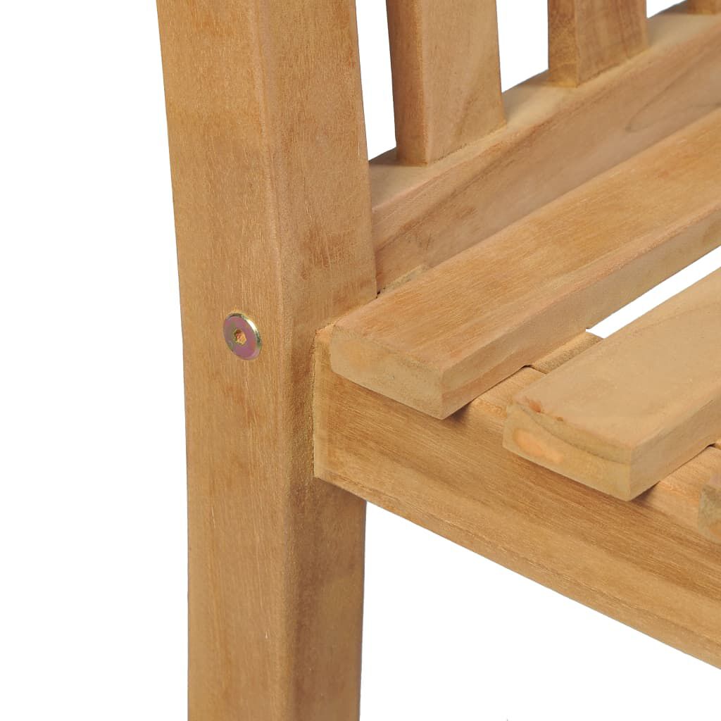 vidaXL Καρέκλες Κήπου 2 τεμ. από Μασίφ Ξύλο Teak