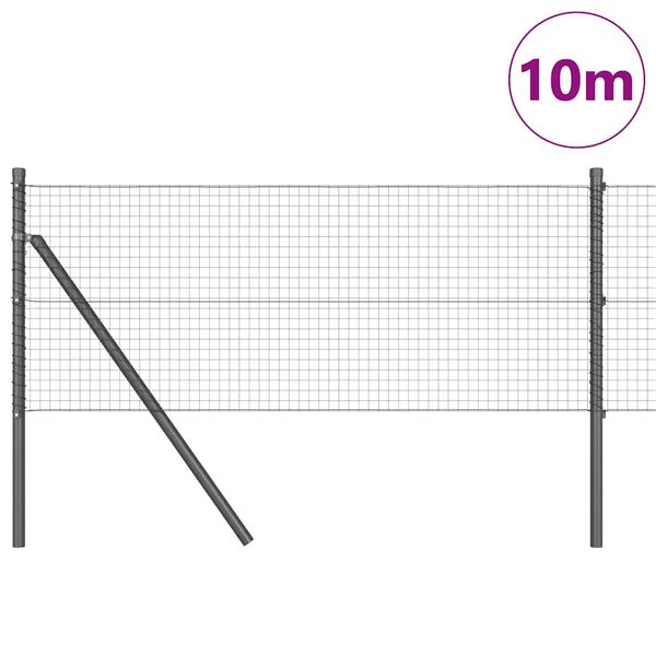 vidaXL &Sigma;&tau;ύ&lambda;&omicron;&sigmaf; &Pi;&epsilon;&rho;&iota;&phi;&rho;ά&xi;&epsilon;&omega;&nu; &Gamma;&kappa;&rho;&iota; 10 x 0,4 m (25 x 25 mm &delta;ί&kappa;&tau;&upsilon;&omicron;)
