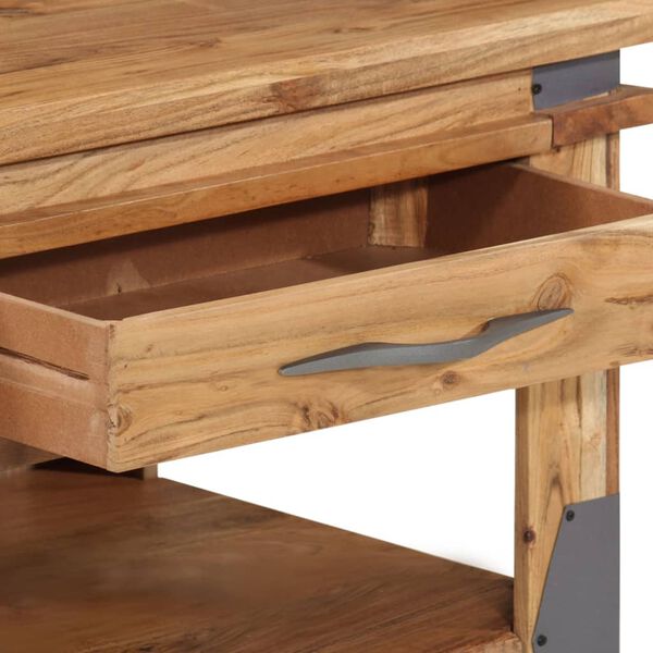 vidaXL Τραπεζάκι Σαλονιού 110 x 52 x 45 εκ. από Μασίφ Ξύλο Ακακίας