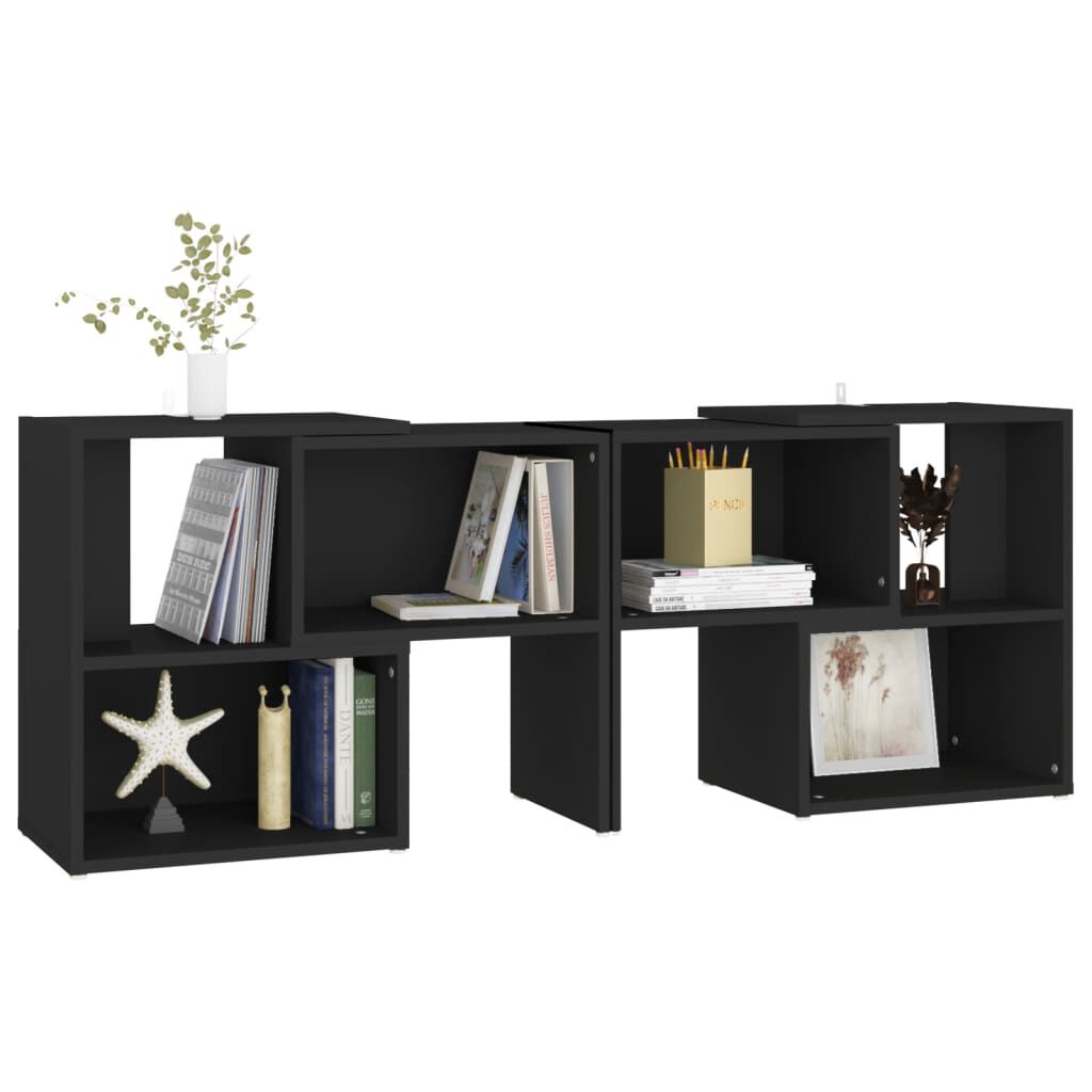 vidaXL Έπιπλο Τηλεόρασης Μαύρο 104 x 30 x 52 εκ. από Επεξ. Ξύλο