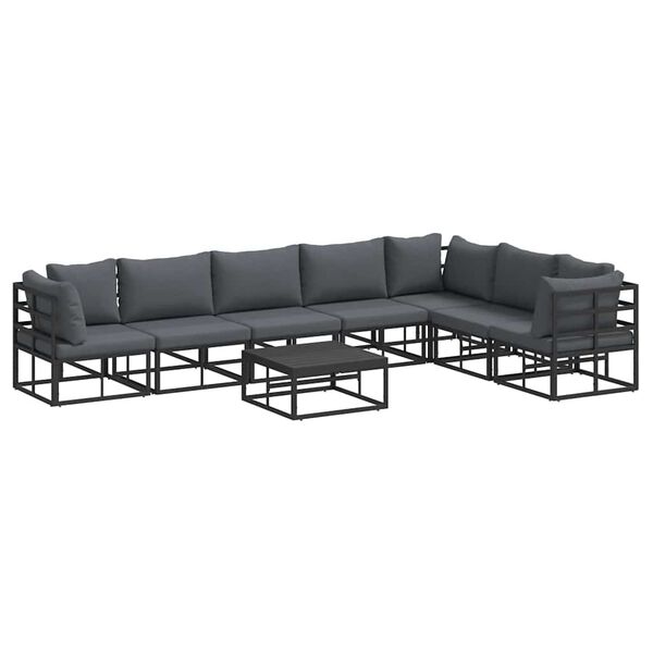 vidaXL Σετ Καναπέ Κήπου με μαξιλάρι 8 pcs